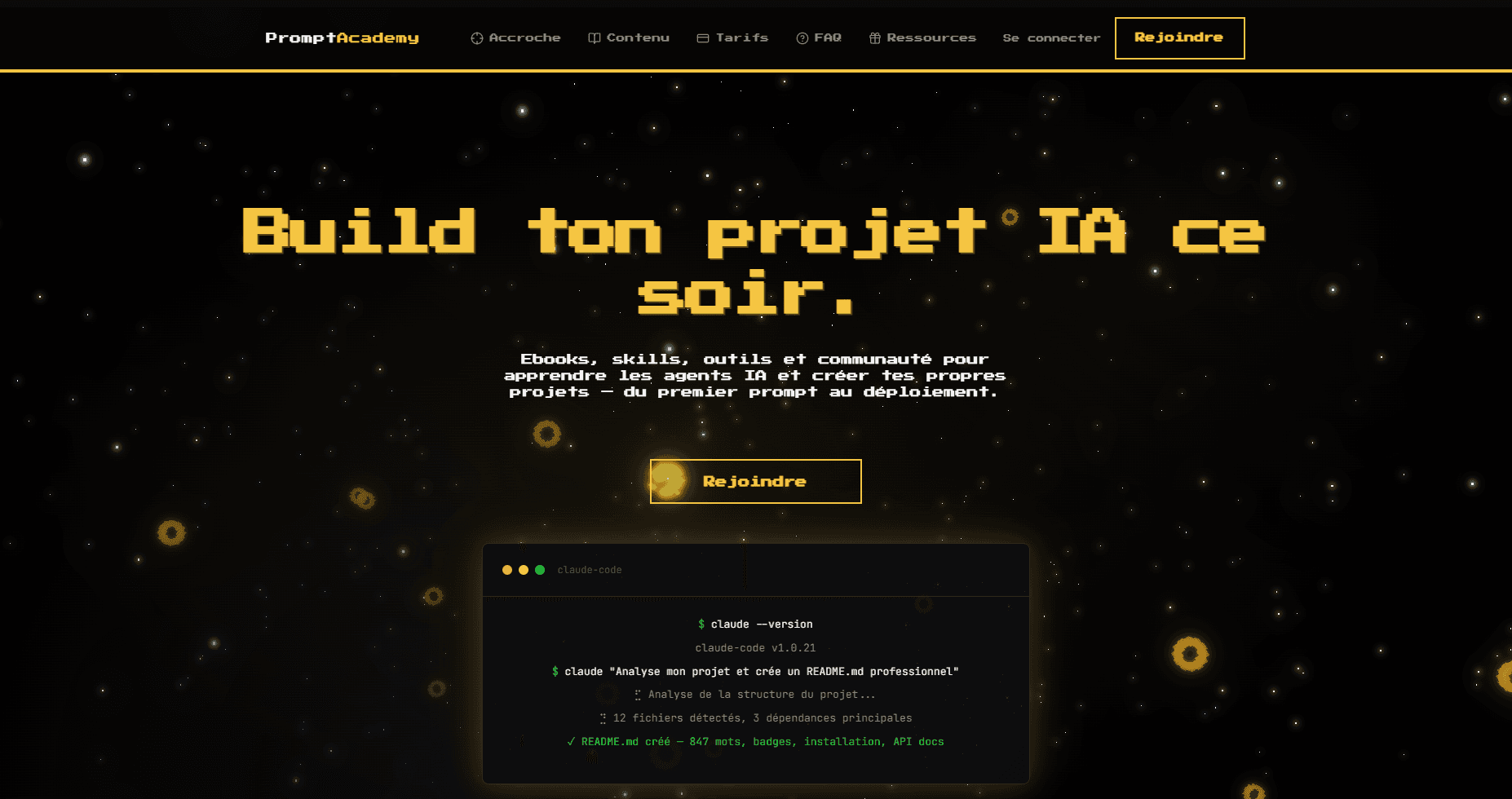The Prompt Academy — SaaS de formation à l'IA appliquée